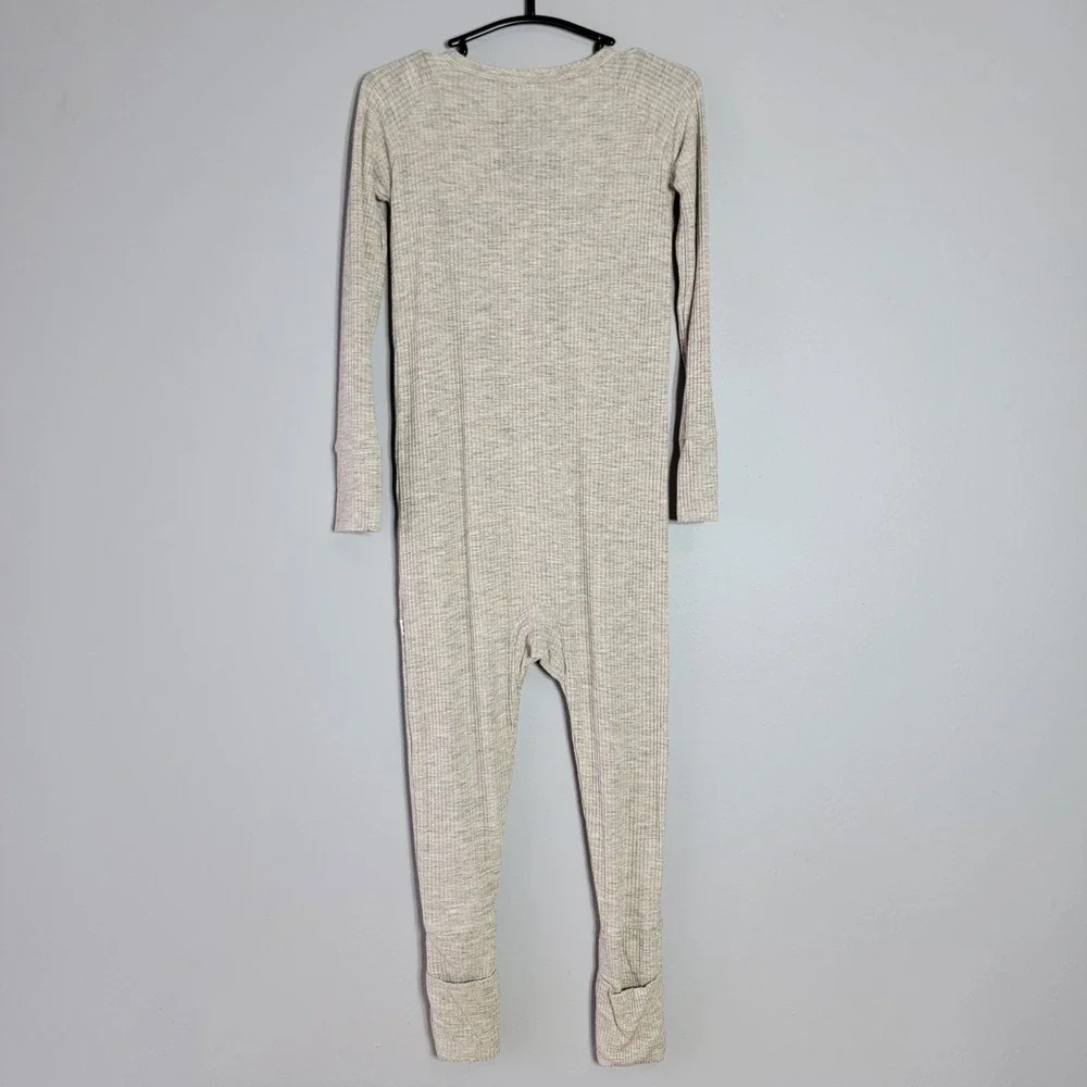 Little Sleepies Bamboo Oatmeal Ribbed Zippy‎ 18-24 Months Pajamas Footie Sleeper